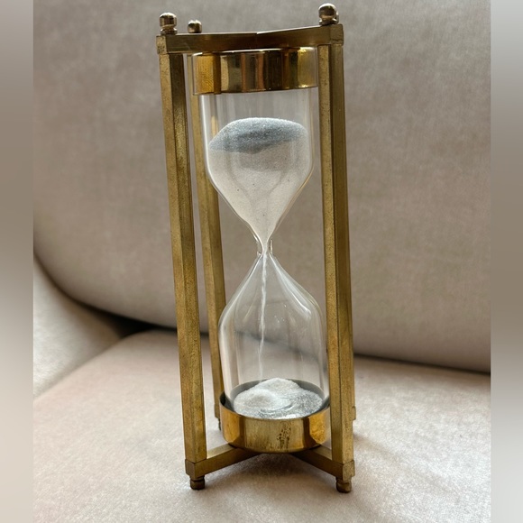 brass hourglass timer ⌛️ - Picture 2 of 4